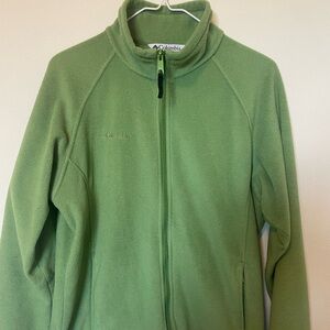Green Columbia Fleece Zip Up